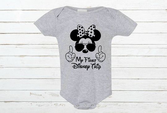 My First Disney Trip  | Baby Bodysuit | Disney Outfits | Disneyland onesies