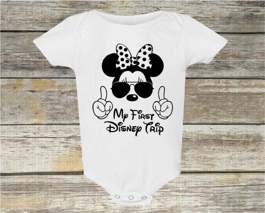 My First Disney Trip  | Baby Bodysuit | Disney Outfits | Disneyland onesies