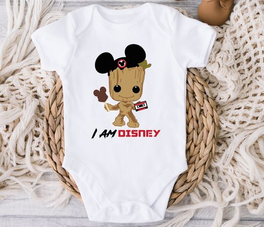 I'm Disney Onesie, Disneyworld Bodysuits, Disneyland Toddler Shirt, Groot Onesie
