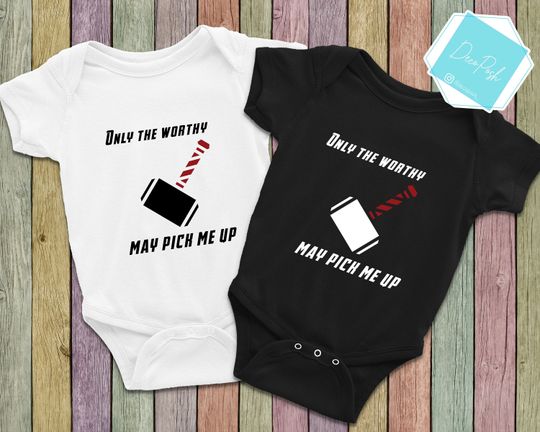 Thor Onesie, Disney Onesie, Marvel, Funny Baby Onesie, Baby Shower Gift, Baby Birthday Gift