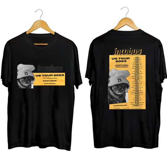 Incubus 2023 Summer Tour Shirt, Incubus Tour Concert 2023 Shirt, Incubus Rock Band Summer 2023