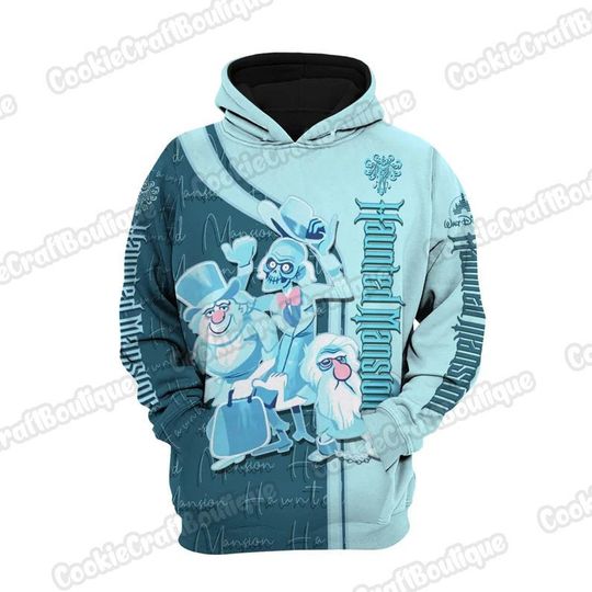 Personalized The Haunted Mansion Pullover Hoodie, Disney Haunted Mansion