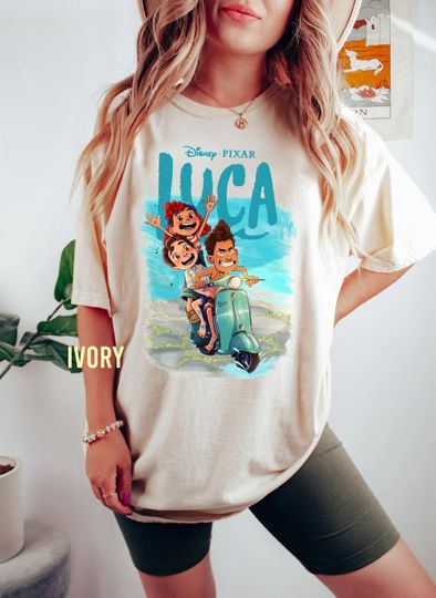 Vintage Disney Pixar Luca Shirt, Disney Luca Tee