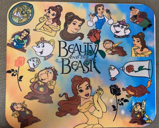 Beauty and the Beast Disney mouse pad