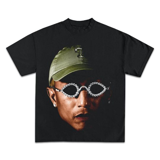 PHARRELL WILLIAMS T-SHIRT | Rap Tee Concert Merch