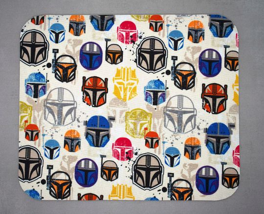 Star Wars Disney Mandalorian Helmet Mouse Pad