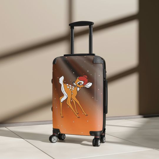 Bambi Suitcase, Bambi Cabin Bag, Kids Luggage, Disney Bambi Gift, Disney Bambi Bag