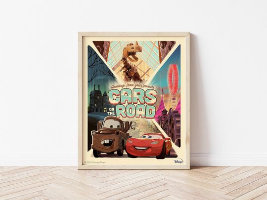 Radiator Springs Racers Poster Disney Attraction Poster