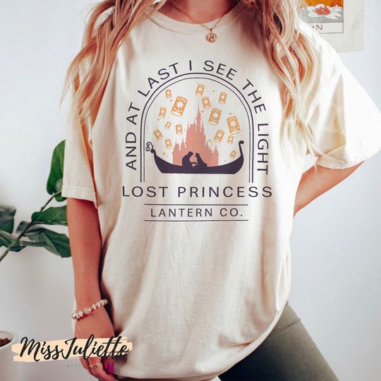 Retro Vintage Disney Tangled Rapunzel Shirt