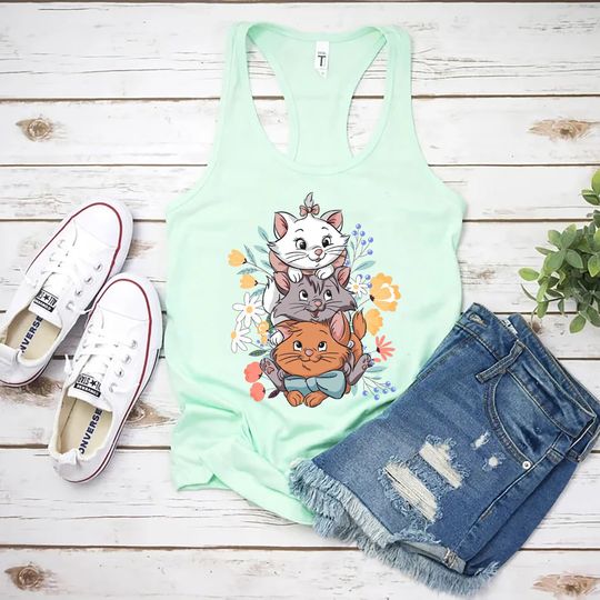 The Aristocats Tank, Disney Floral Tank
