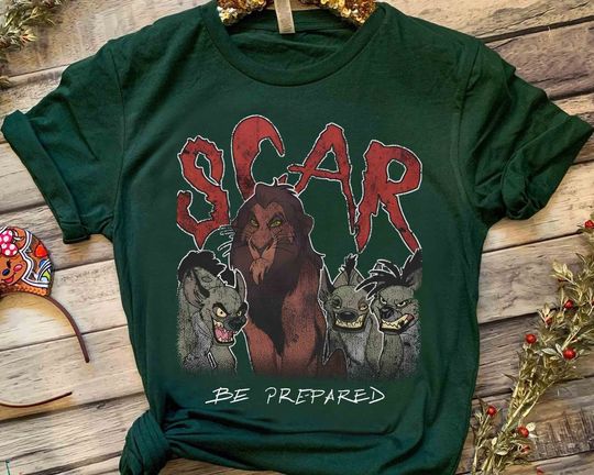 Disney The Lion King Villains Scar and the Hyenas Retro Shirt