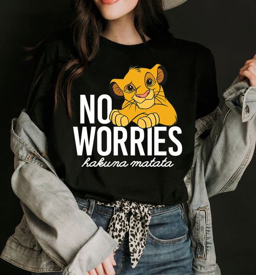 Disney The Lion King Classic No Worries Simba T-Shirt