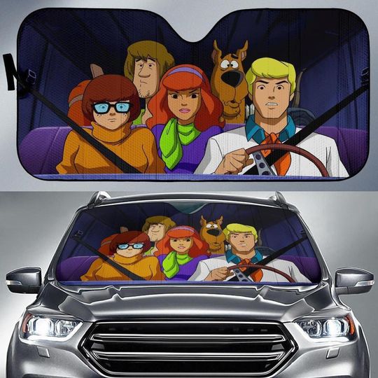Scooby-Doo Auto Sunshade Auto Car Windshield Window Sun Shade