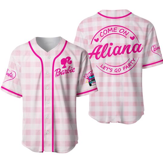 Come On Let's Go Party Baseball Jersey