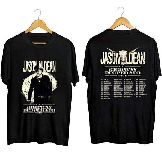 Jason Aldean Highway Desperado Tour 2023 Shirt, Jason Aldean Fan Shirt