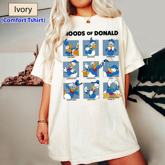 Moods Of Donald Duck Shirt, Disney Donald Duck Shirt