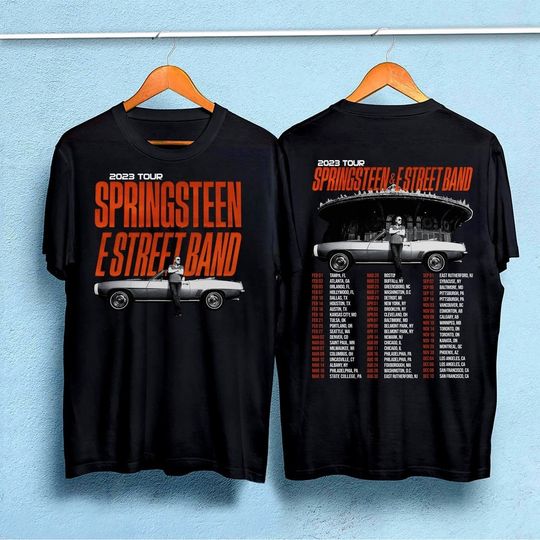 Bruce Springsteen 2023 Tour Shirt, E Street Band Tour