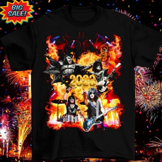 Kiss Band T-shirt, Kiss Rock Band Tour 2023 Tshirt, Kiss Rock Band shirt