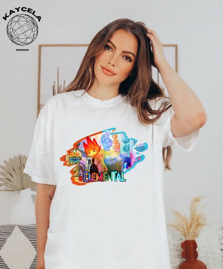 Elemental 2023 Disney Shirt, Disney Pixar Elemental Shirt