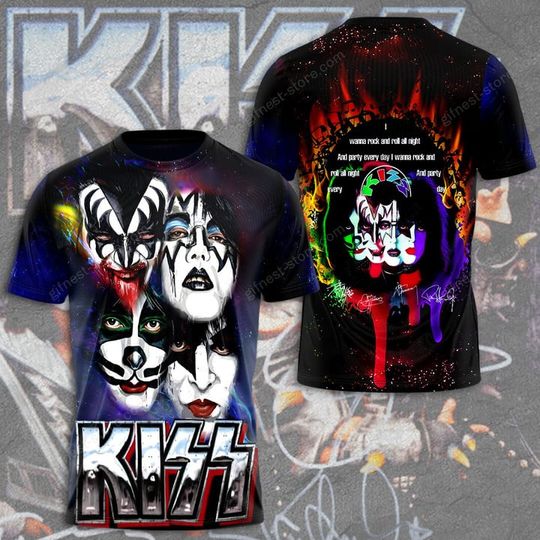 Kiss Band 3D T-Shirt