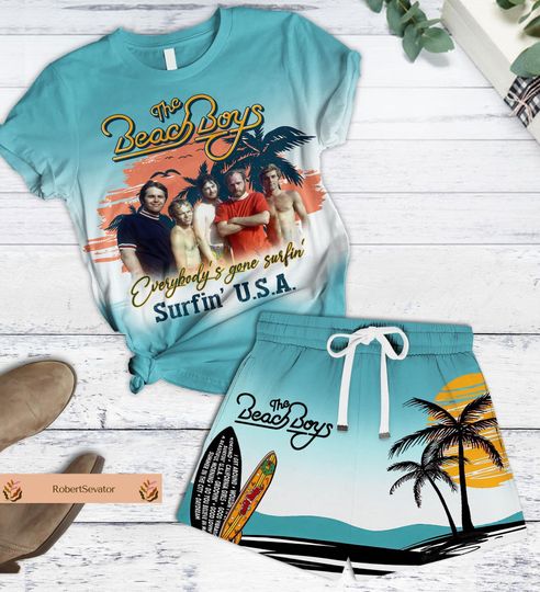The Beach Boys T-shirt, The Beach Boys Short, The Beach Boys Band Shirt