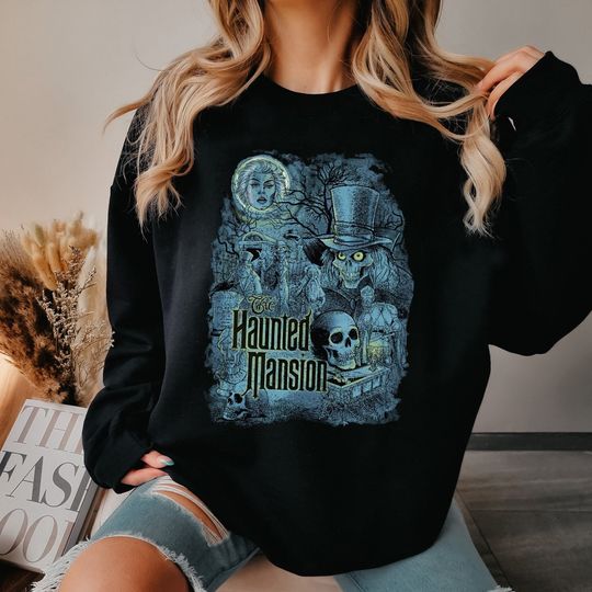 Disney The Haunted Mansion Shirt, Disney Halloween Shirt, Retro Mickey And Friends Haunted Mansion Shirt