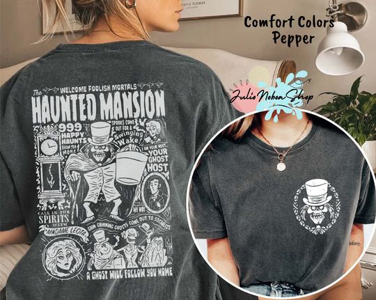 Retro Haunted Mansion Shirt, Disney Halloween  Shirt, Disneyland Haunted Mansion Shirt