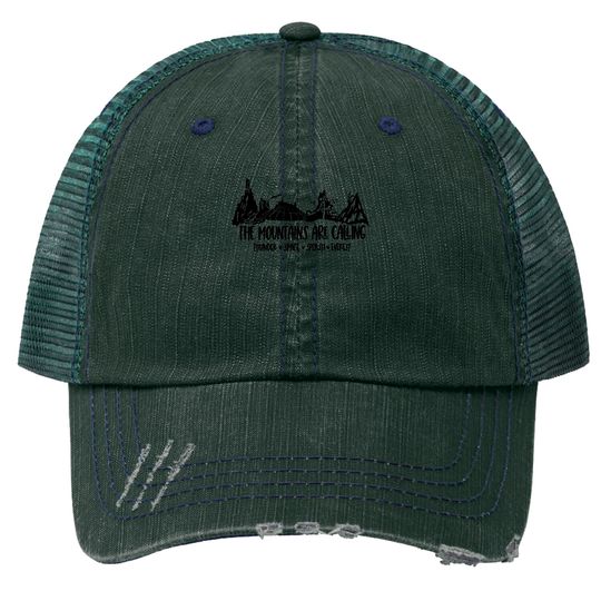 The Mountains are Calling - Disney Mountain Trucker Hats - Disney Family Trucker Hats