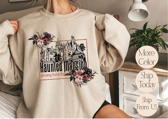 Disney Haunted Mansion Sweatshirt, Haunted Mansion Ride Shirt, Disney World Ride Shirt, Haunted Mansions Sweatshirt