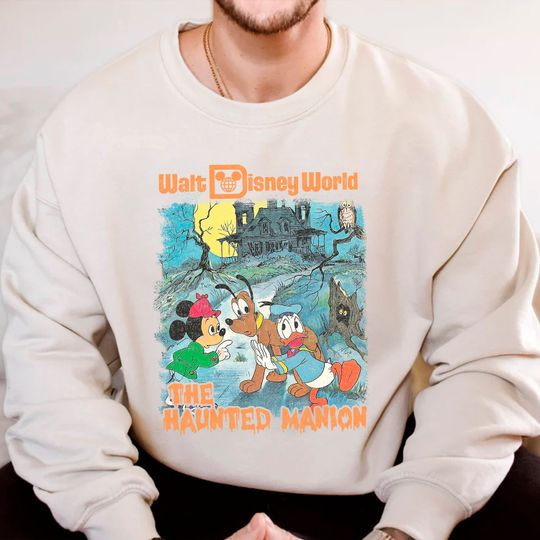 Vintage Disney The Haunted Mansion Sweatshirt,  Haunted Mansion Sweatshirt, Disneyworld Shirts