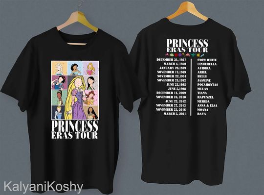 Princess Eras Tour Png, Princess Royal Tour Png, Shimmer, Disney Princess