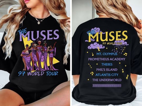 Vintage Disney Hercules The Muses 97 World Tour Shirt