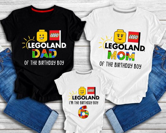 Discover Legoland Matching Shirt, Legoland Birthday Shirts, Legoland Birthday Boy Shirt, Legoland Birthday Girl Shirt
