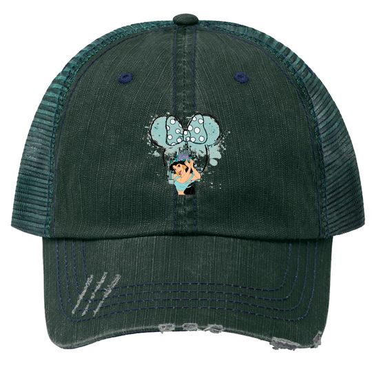 Jasmine Princess Trucker Hats, Princess Jasmine, Disney Jasmine Princess, Watercolor Disney Princess Trucker Hats