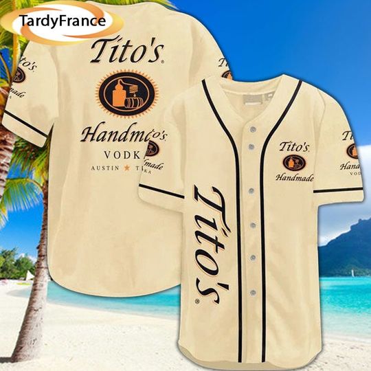 Titos Vodka Baseball Jersey, Titos Vodka Baseball Shirt
