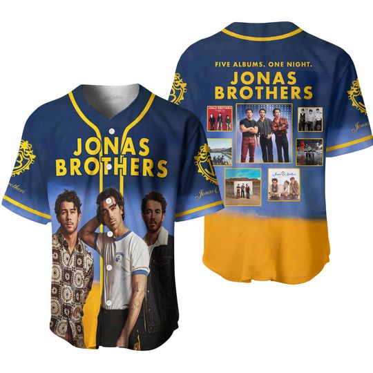 Jonas Brother Jersey Shirt, Joe Jonas Baseball Jersey