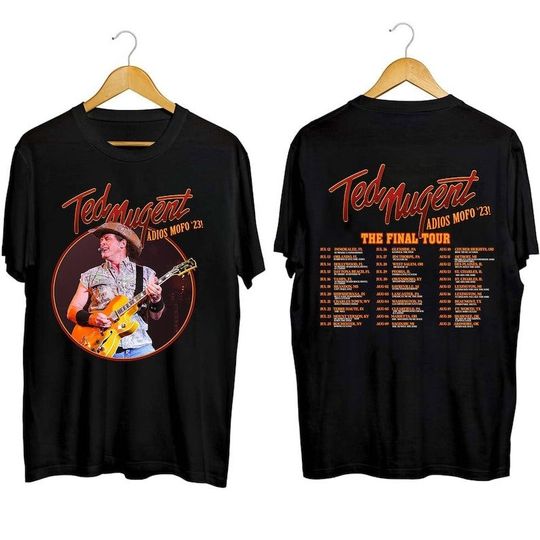 Ted Nugent Adios Mofo 2023 Tour Shirt, Nugent Final Tour Shirt