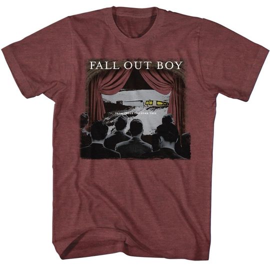 Fall Out Boy From Under The Cork Tree Heather Red Shirts