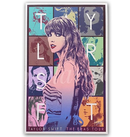 Discover Taylor Eras Tour Poster, Taylor Eras Tour Vintage Poster