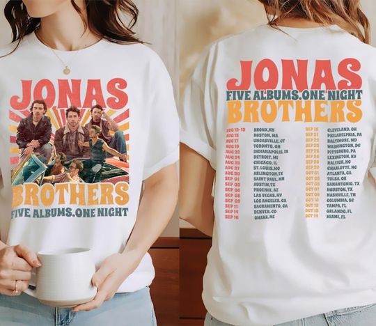 Jonas Brothers World Tour 2023 Shirt, Jonas Brothers Shirt