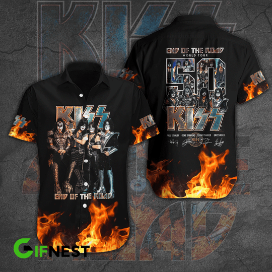 Kiss Band End Of The Road World Tour Shirt