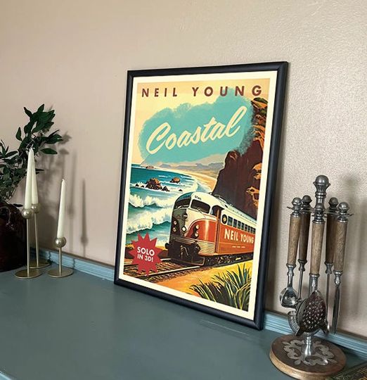Neil Young Coastal Tour 2023 Poster, Music Poster