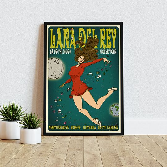 Discover Lana Del Rey World Tour Poster
