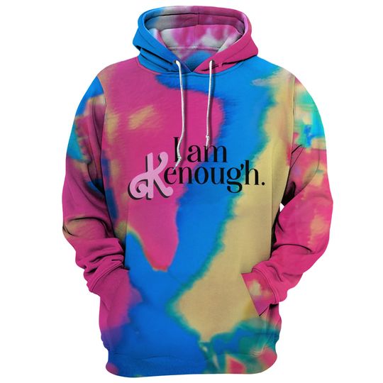 barbie Movie Cosplay: Ken's Iconic I am Kenough Pullover Hoodie