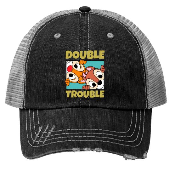 Chip n Dale Trucker Hats,Double And Trouble Trucker Hats,Chip And Dale,Disney Chip And Dale Trucker Hats,Chip Trucker Hats,Dale Trucker Hats