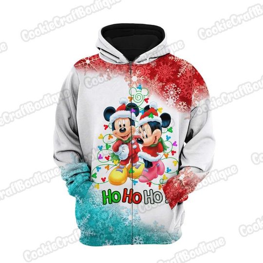 Mickey Mouse 3D Zip Hoodie, Disney Mickey Shirt
