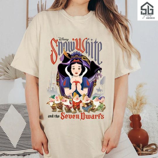Snow White And The Seven Dwarfs Disney Shirt, Disney Snow White Shirt