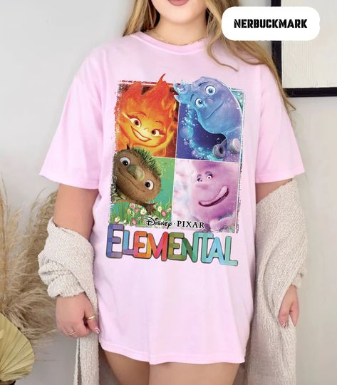 Elemental 2023 Disney Shirt, Disney Pixar Elemental Shirt