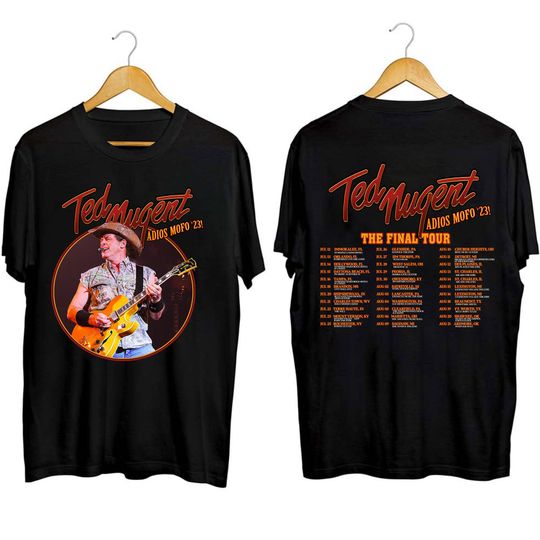 Ted Nugent Adios Mofo 2023 Tour Shirt