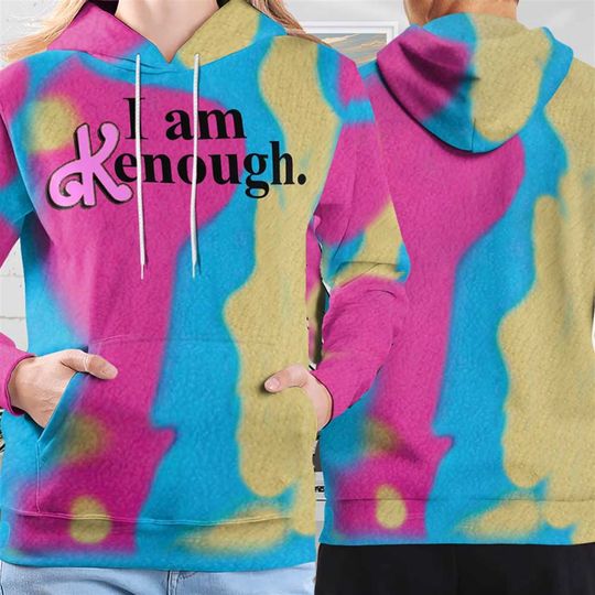 Ryan Gosling Ken I Am Kenough Hoodie Barbie, Barbie Movie Merch